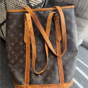Louis Vuitton Brown Monogram Bucket Bag